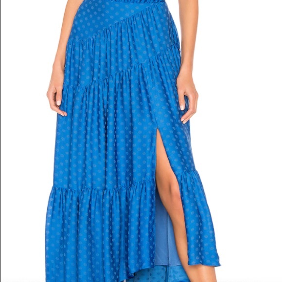 NWT free people slouchy sexy silk blue - Picture 2 of 4